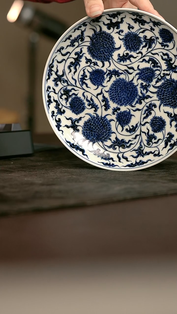 手绘手绘高温现代瓷 气  金刚佛连壶承17.5cm