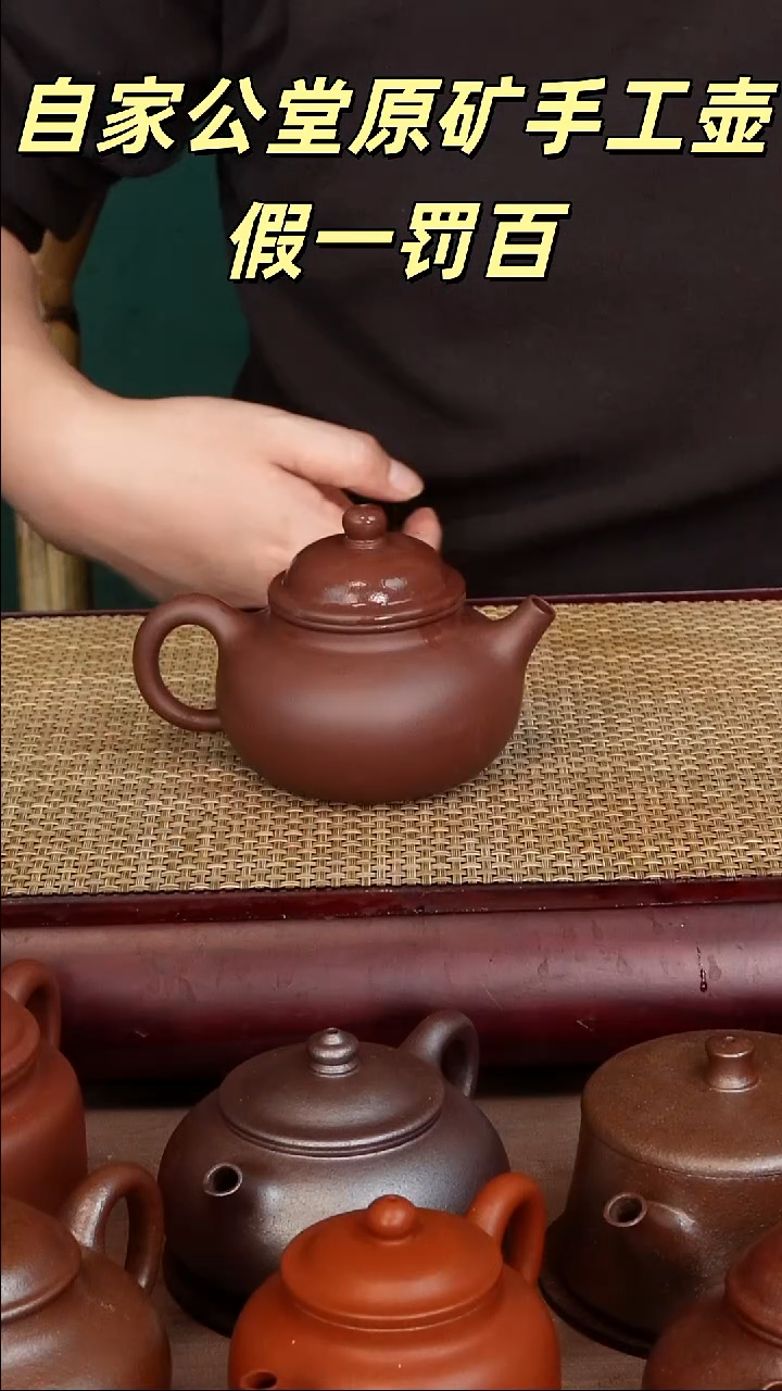 茶壶紫砂容天壶220cc