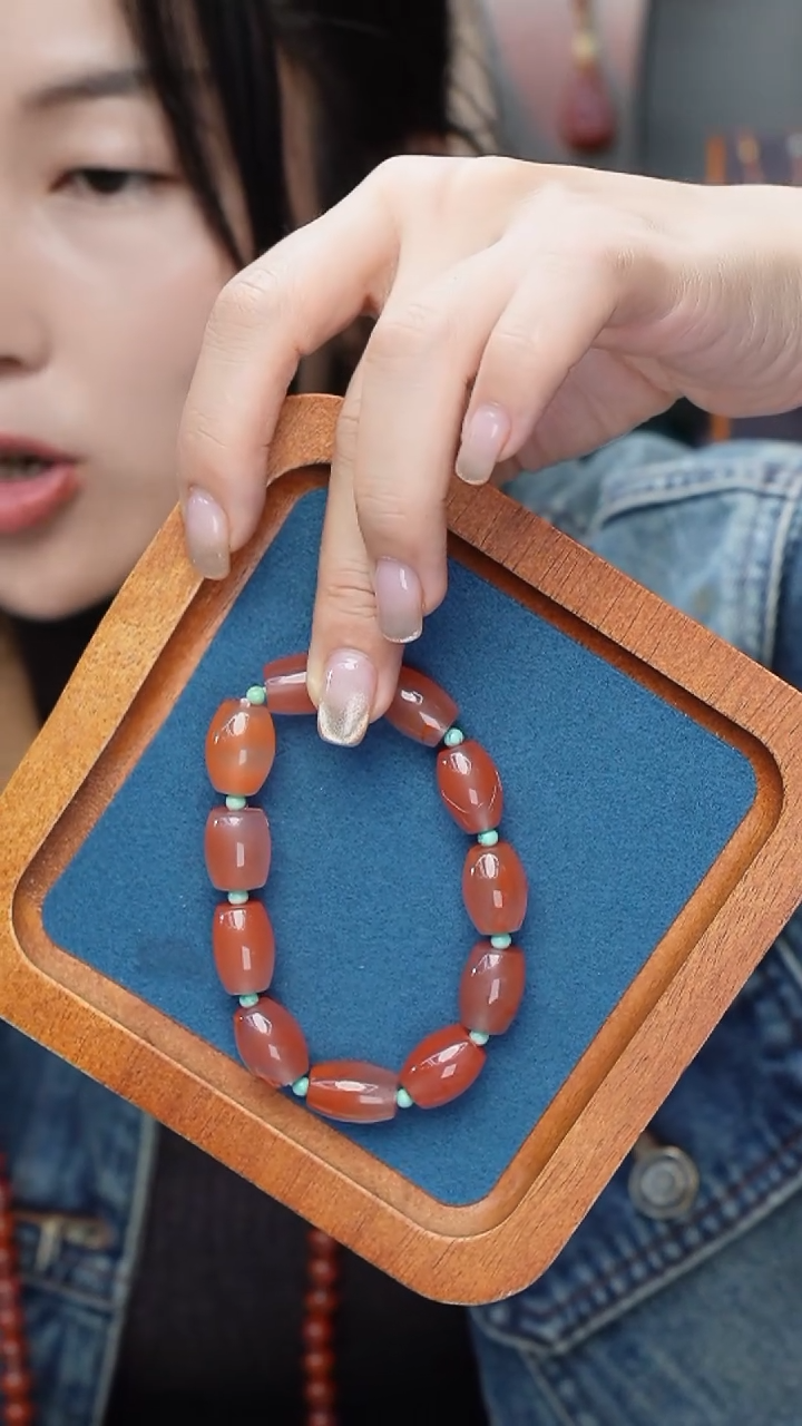 【闪购商品】南红玛瑙手串未镶嵌手串