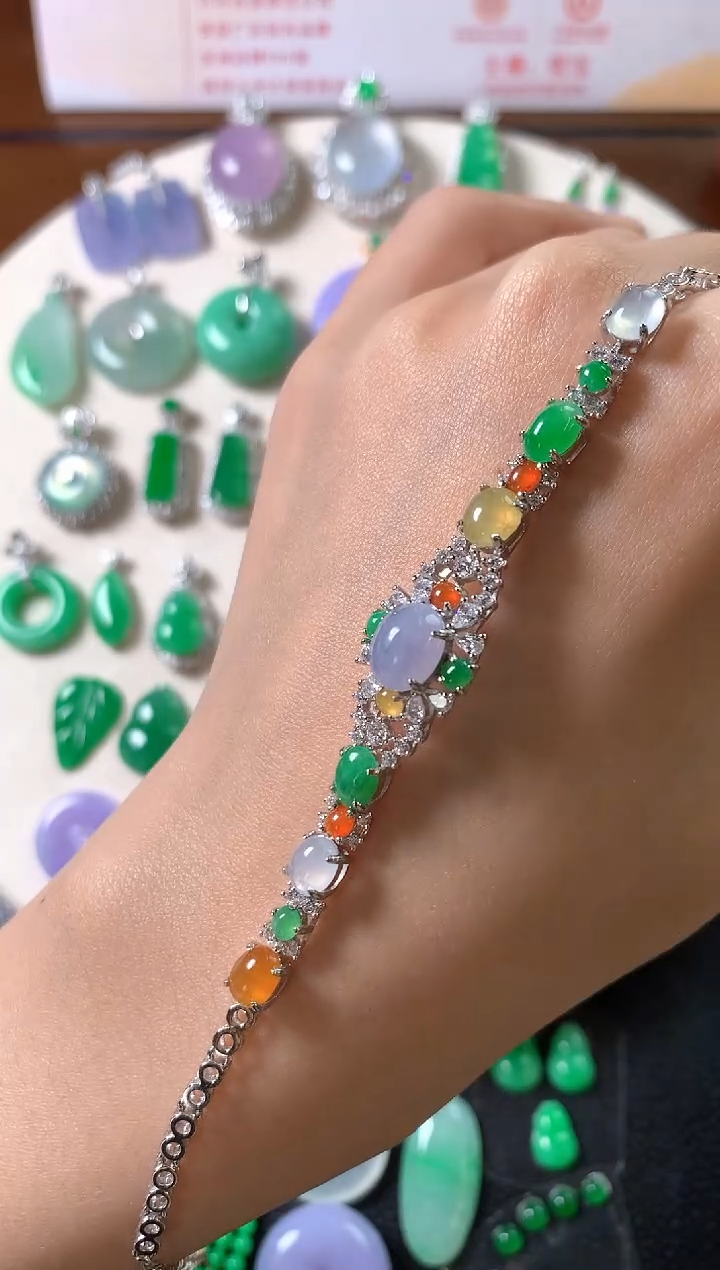 未镶嵌手链翡翠手链