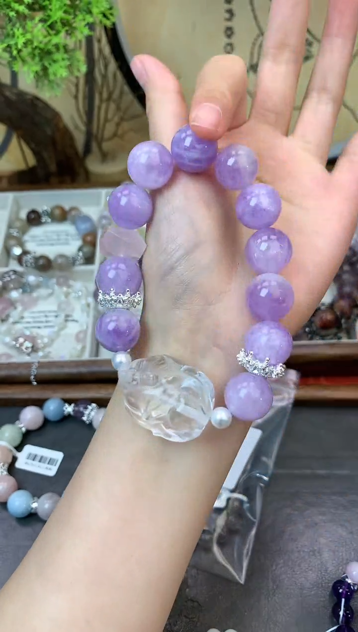 【闪购商品】紫晶手链未镶嵌6040手串
