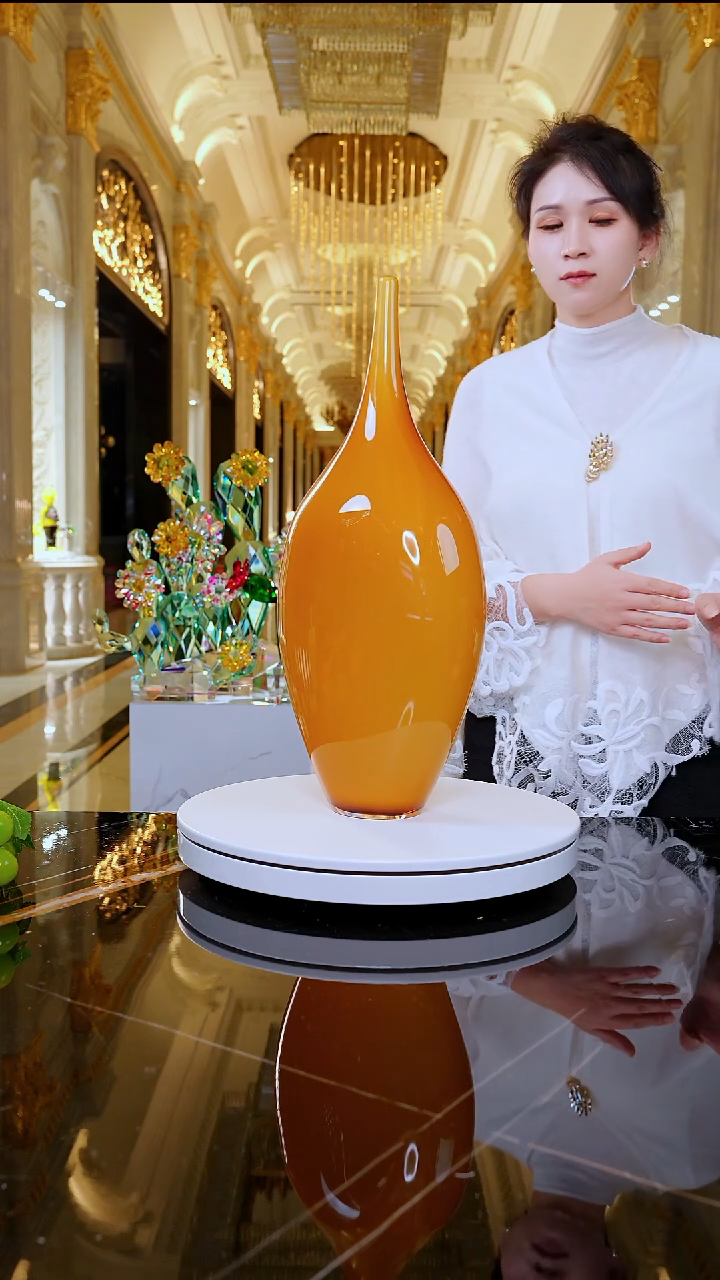 摆件YB00414琉璃艺术赏瓶