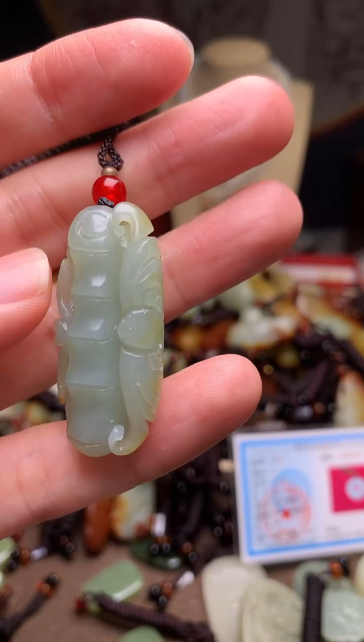 颈饰未镶嵌和田玉新疆料青海料清水和田玉吊坠