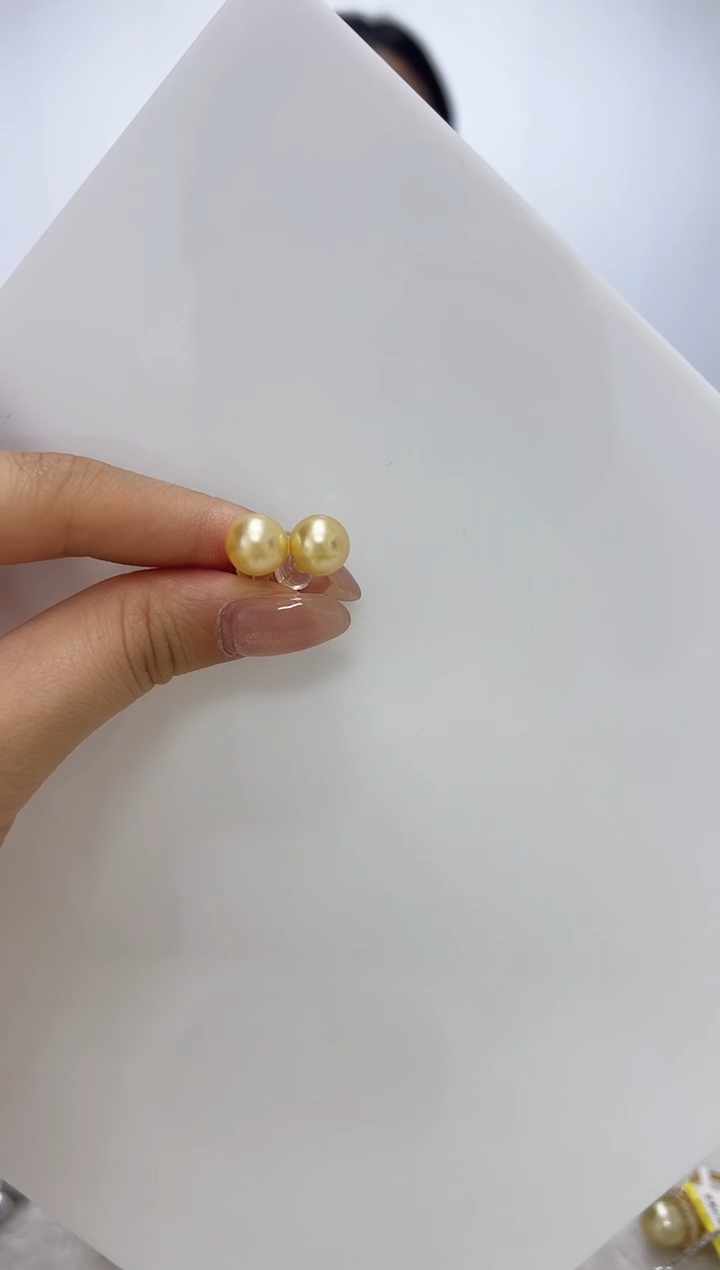 【闪购商品】海水珍珠DA18K金镶嵌耳钉 9 SS169