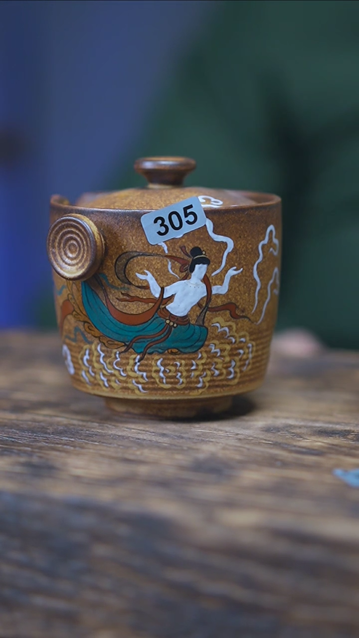 【闪购商品】305景德镇手绘飞天神女宝瓶