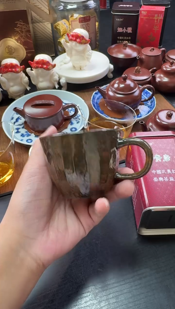 *柴烧咖啡杯----