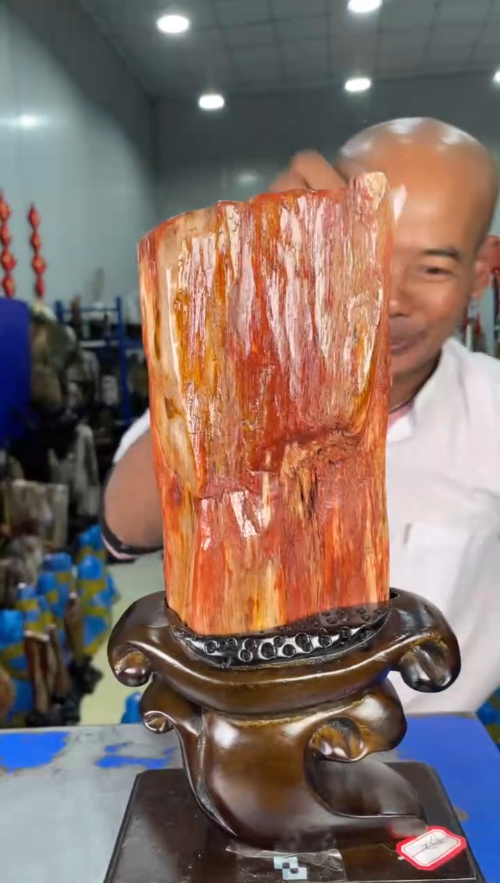 【闪购商品】硅化玉摆件未镶嵌35