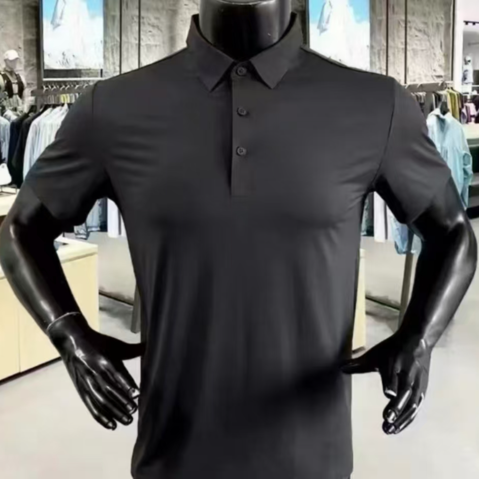 LC-099夏季修身显瘦商务休闲高级感短袖POLO衫