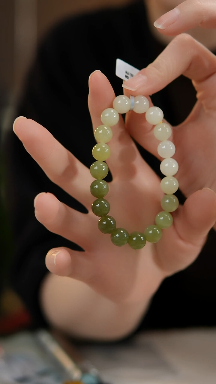 未镶嵌手链和田玉A40和田玉单圈10mm