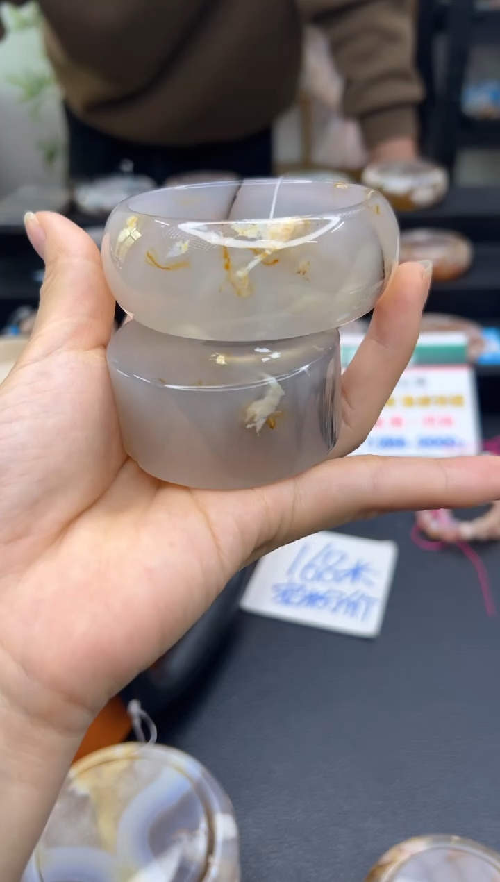 【闪购商品】石英质玉手镯未镶嵌A214(58圈赠送镯心)