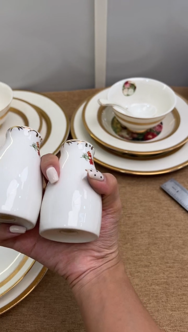 瓷片调味瓶一单一对尾单