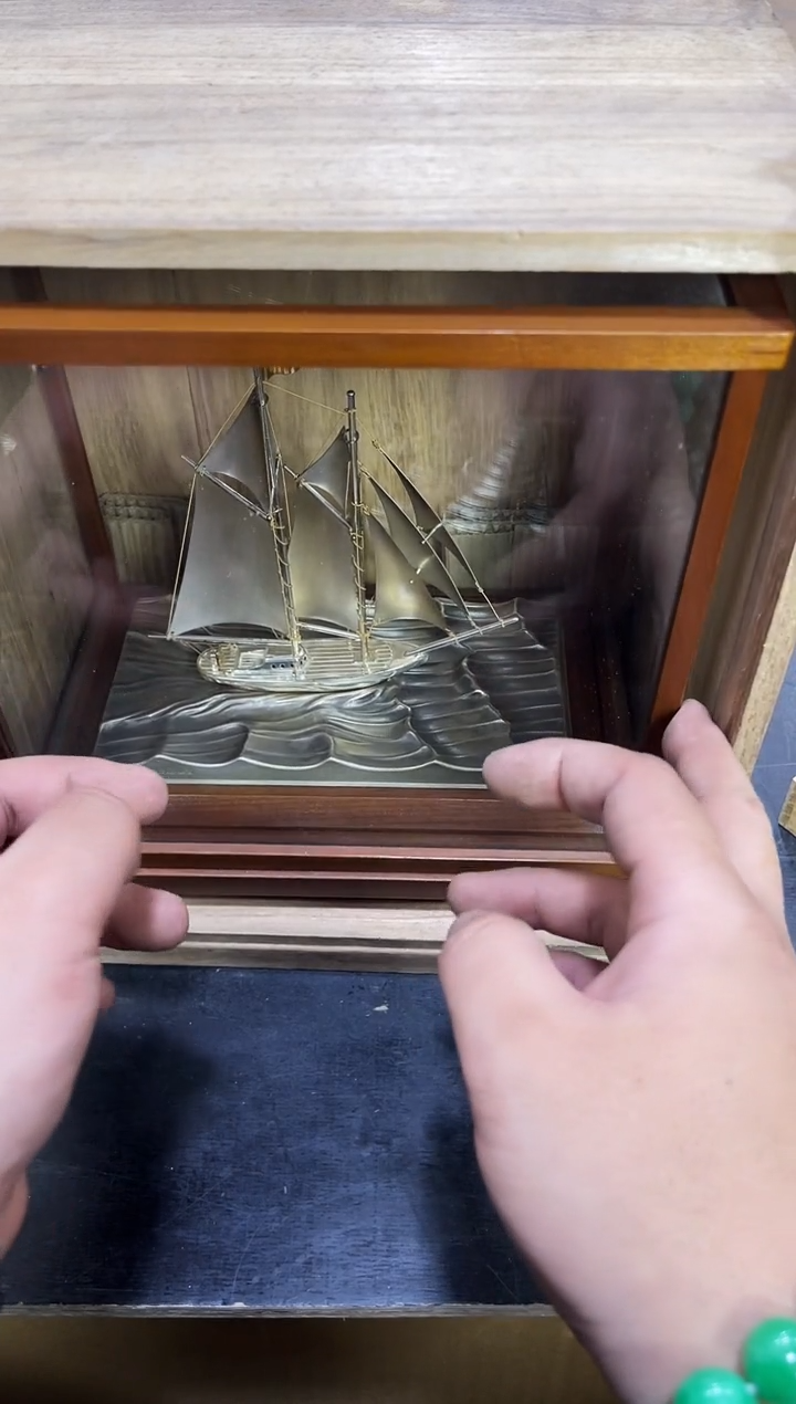 金属 如图所示 阁集工艺品