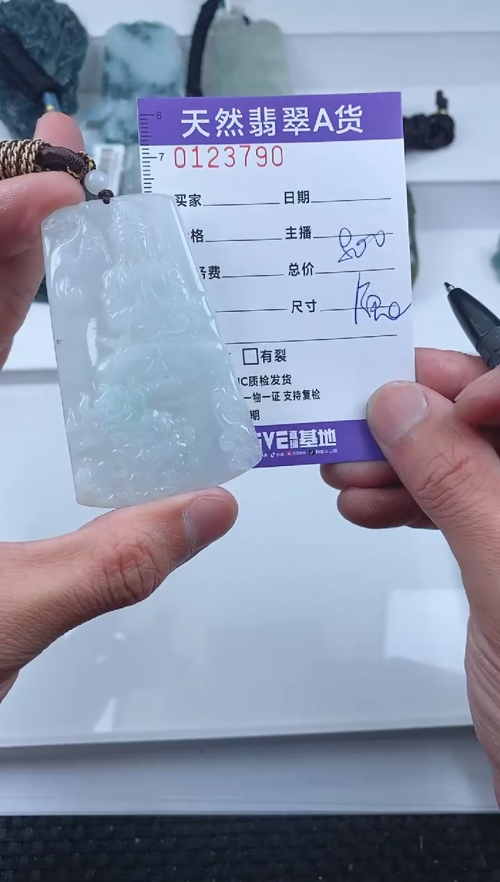 【闪购商品】翡翠颈饰未镶嵌          790