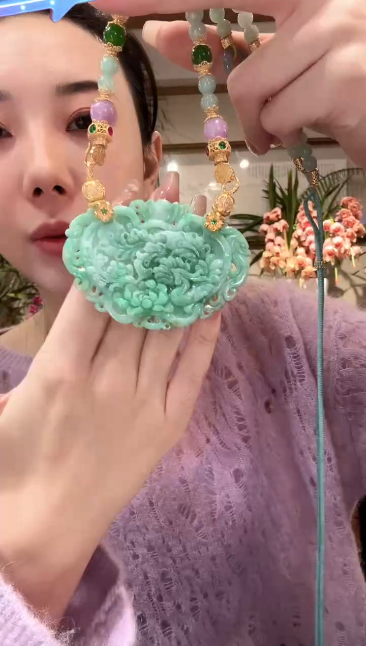 【闪购商品】翡翠颈饰未镶嵌国风
