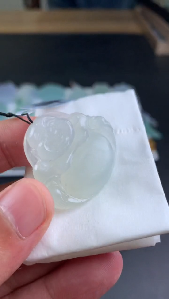 【闪购商品】定制翡翠未镶嵌佛公多样性发一件