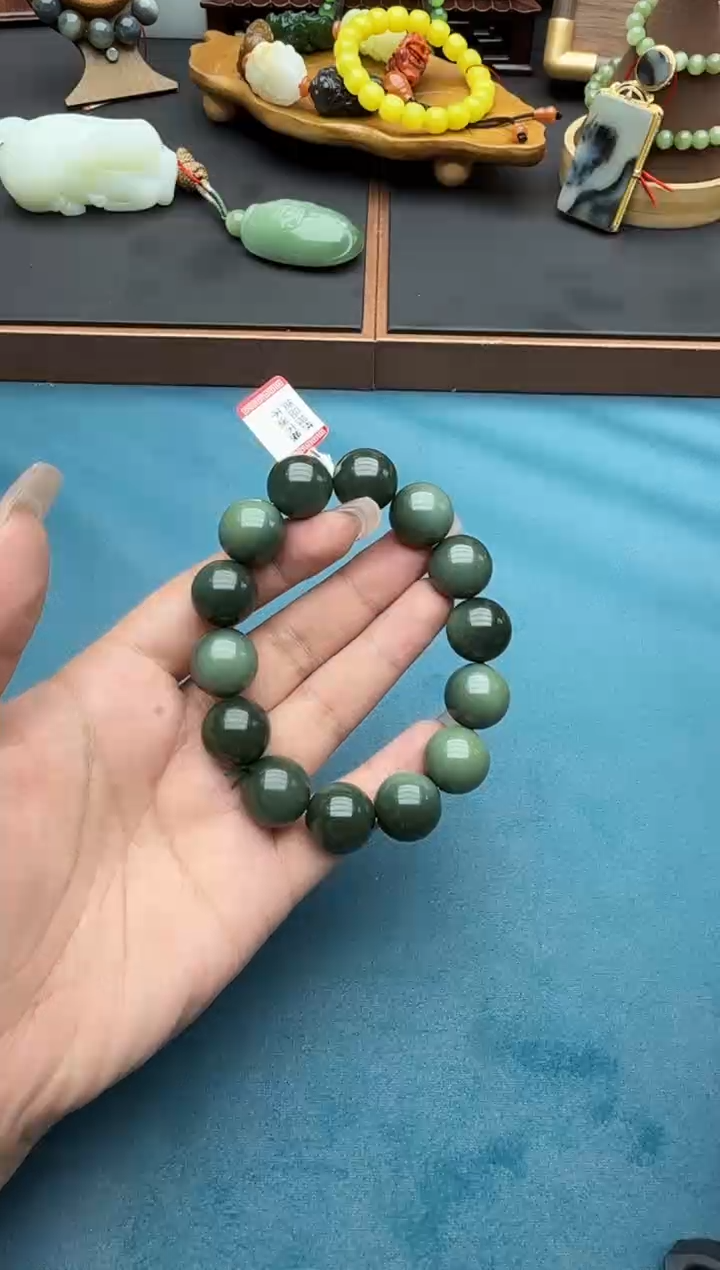 未镶嵌手串和田玉szq16
