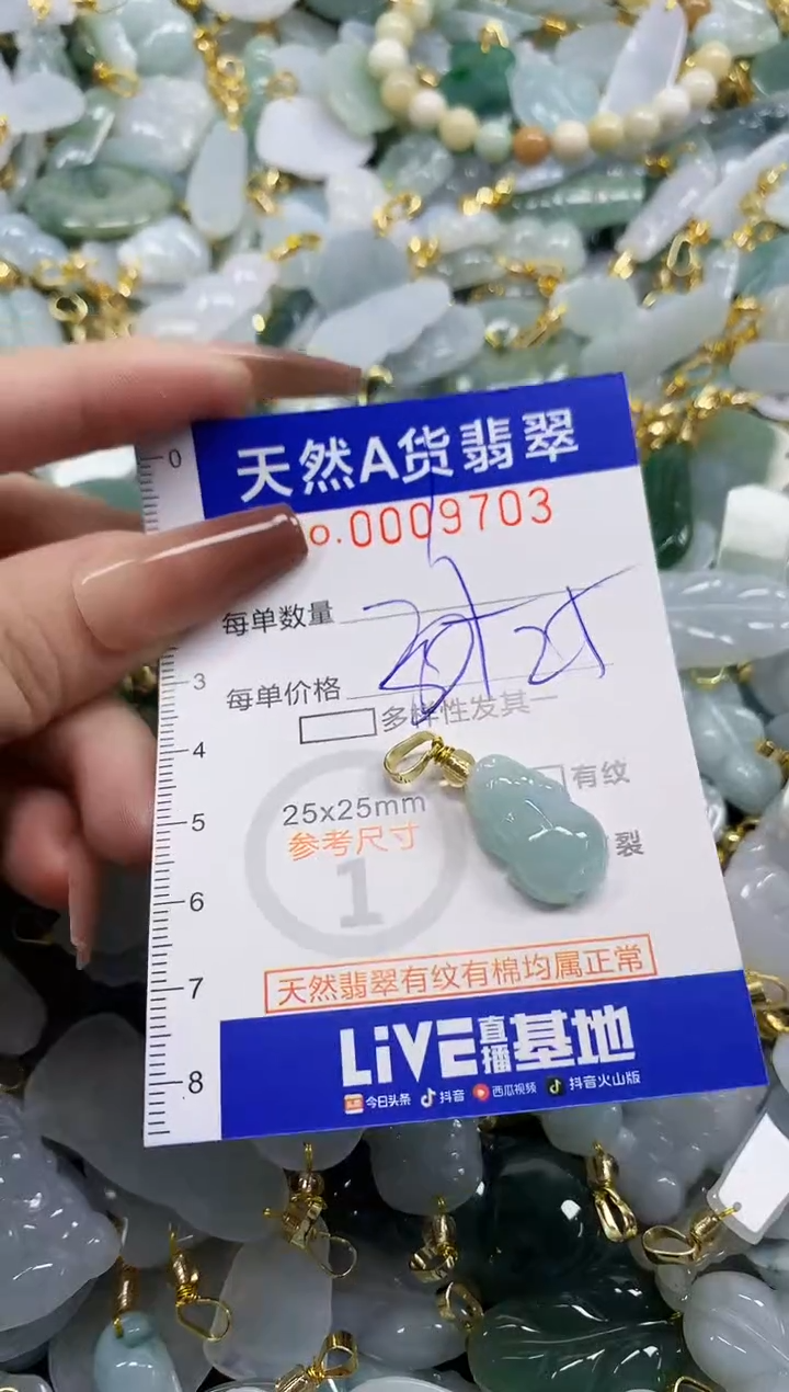 颈饰未镶嵌翡翠天然A货翡翠