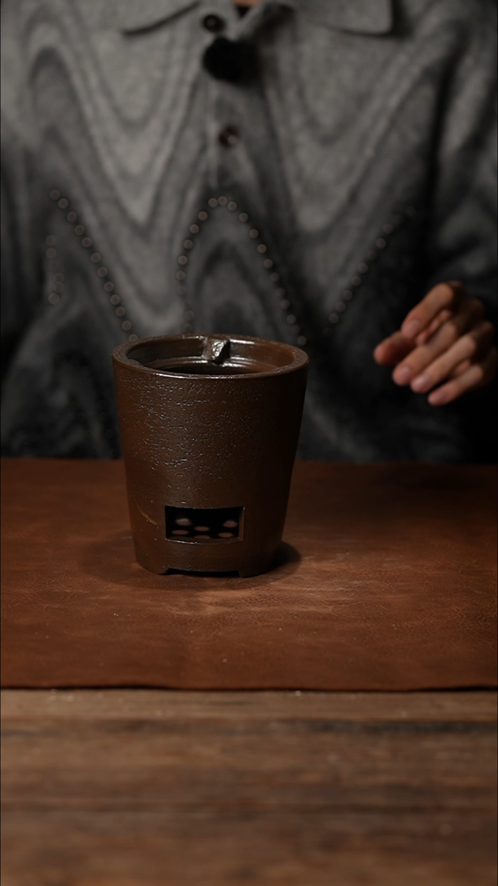 ?*单011窑变聚火炭炉