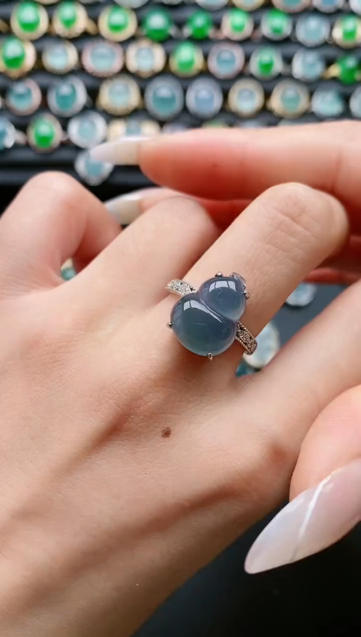 【闪购商品】翡翠戒指银S925镶嵌1111111