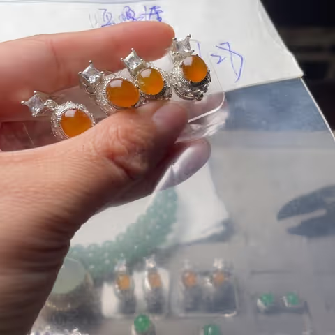 定制翡翠未镶嵌定制翡翠挂件A4