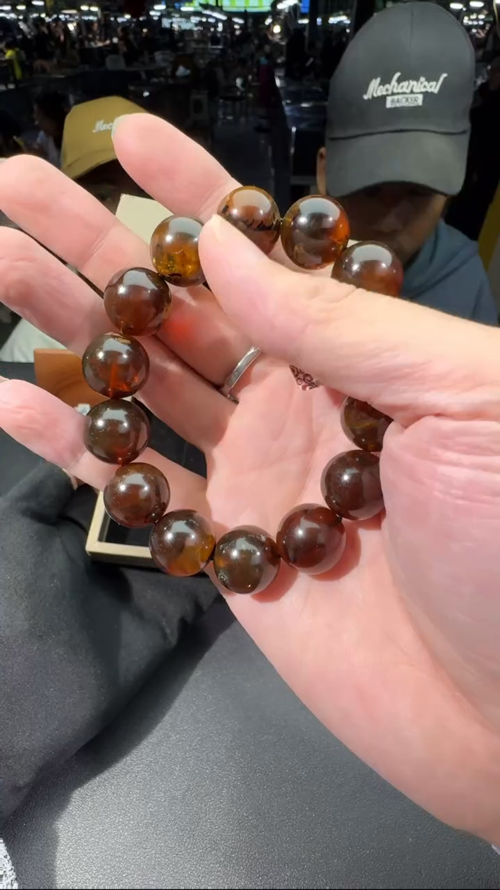 手链琥珀未镶嵌0802941393多样性发货