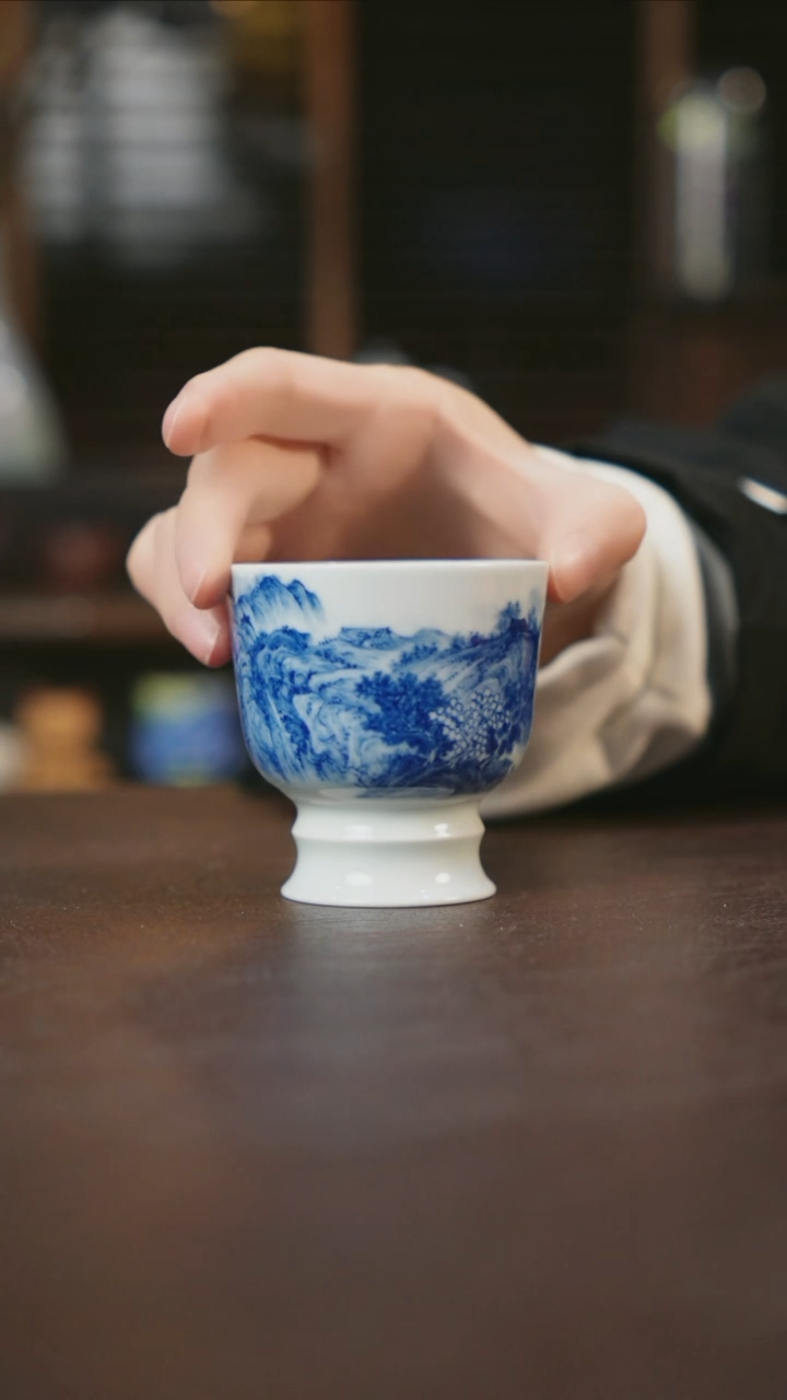 【闪购商品】杯景德镇陶瓷杯碗柴烧多人