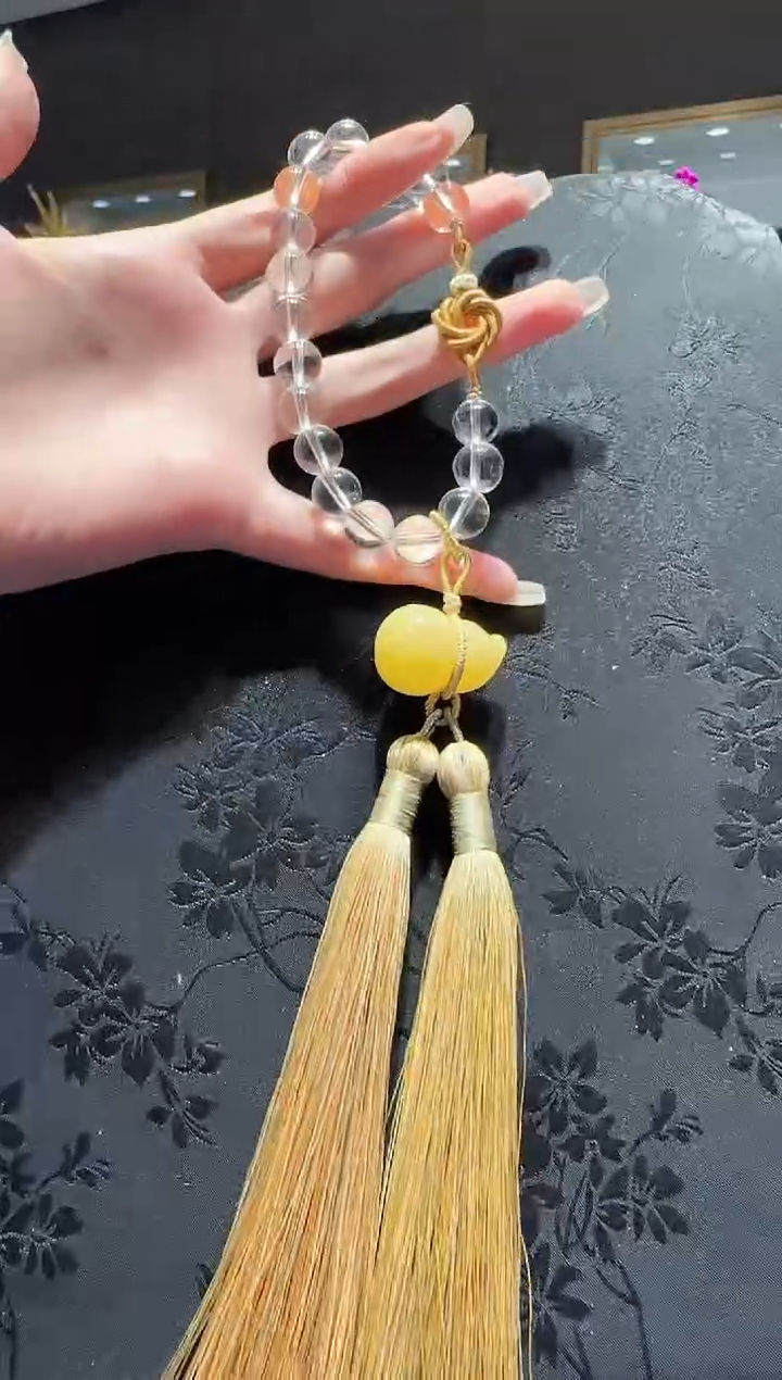 【闪购商品】水晶车挂未镶嵌水晶蜜蜡葫芦车挂