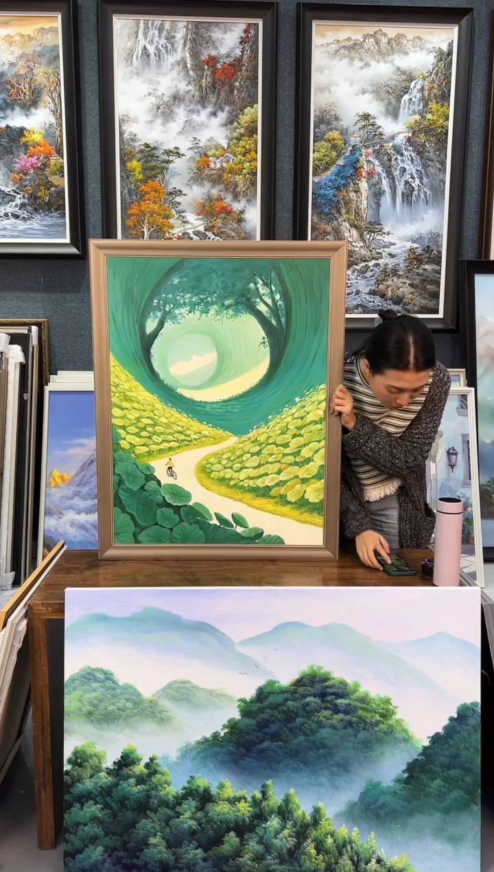 【闪购商品】油画47号 60*80 风景 合格各个环节