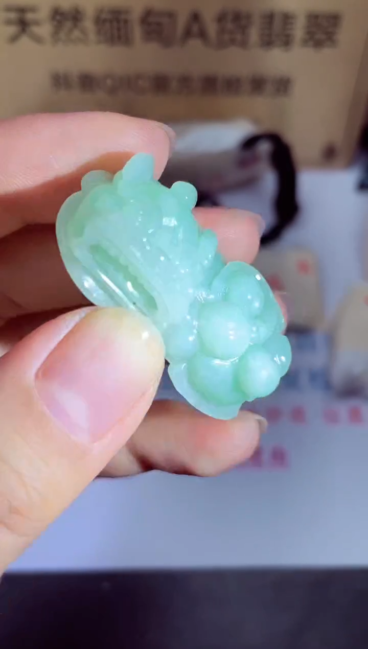 颈饰未镶嵌翡翠天然缅甸翡翠A货