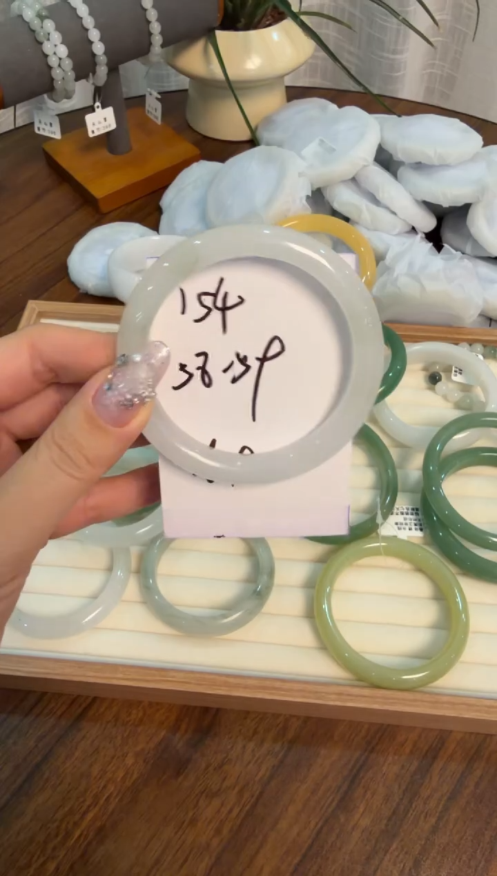 未镶嵌手镯石英质玉154//58/59