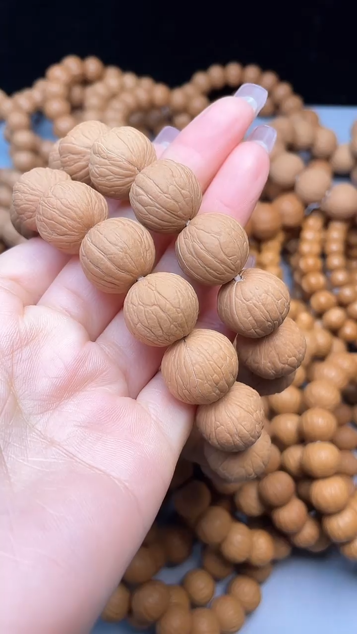 【闪购商品】猴头核桃手串聚宝盆 21颗手持