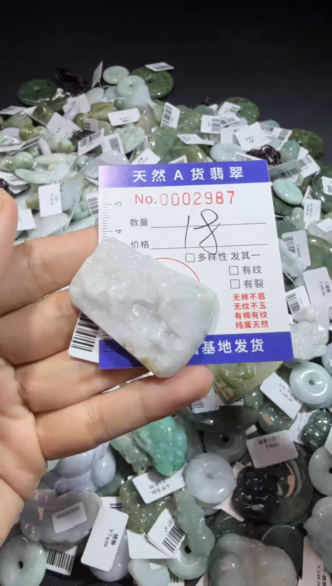 【闪购商品】翡翠颈饰未镶嵌00002987