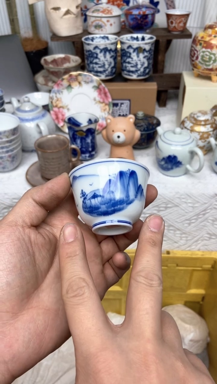 瓷片小小熊--精美瓷器--优选--