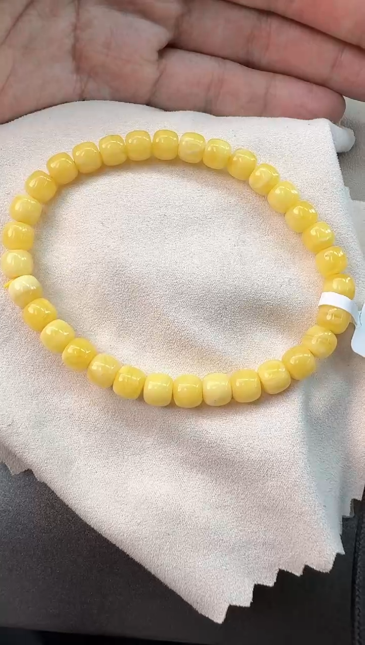 手串蜜蜡未镶嵌师*军蜜蜡手串