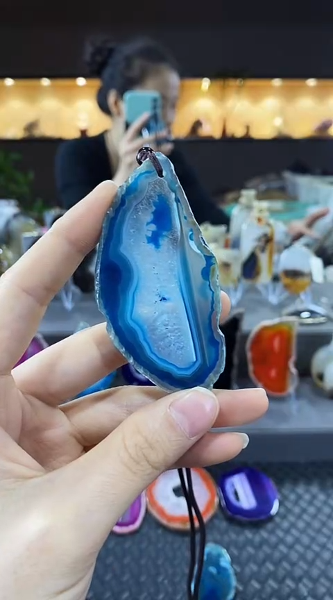 未镶嵌颈饰玛瑙/玉髓笛*玛瑙