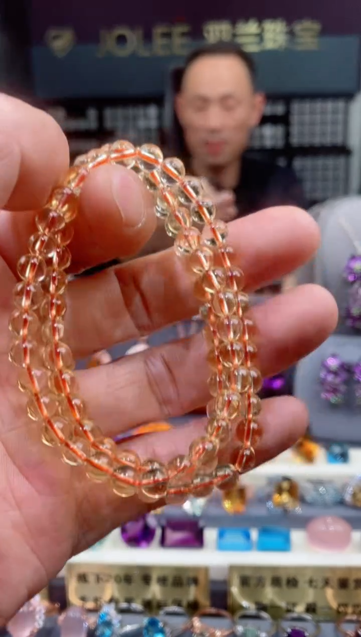 【闪购商品】黄晶手链未镶嵌黄晶手链