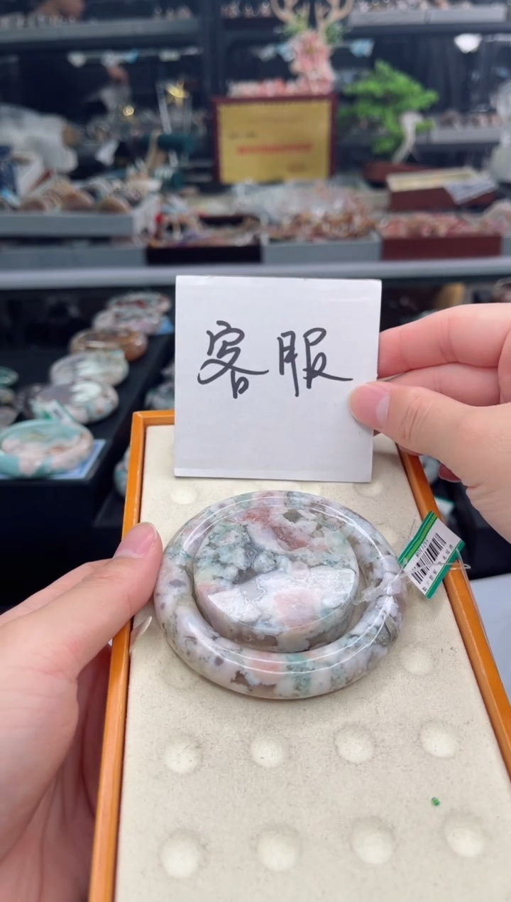 【闪购商品】石英质玉手镯未镶嵌54圈口（赠品镯心）S921108