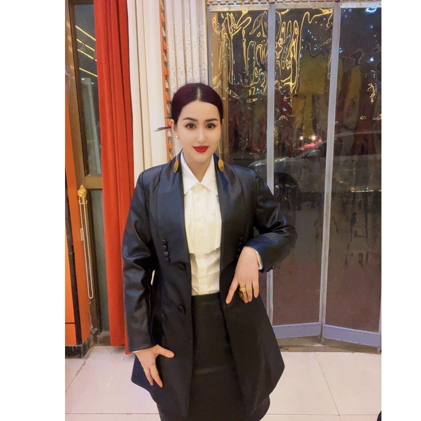 2025新款皮两件套高级时尚气质