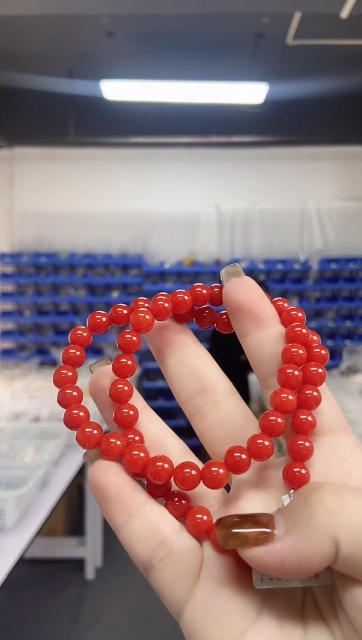 【闪购商品】南红玛瑙项链未镶嵌多样性发其一颜色微差