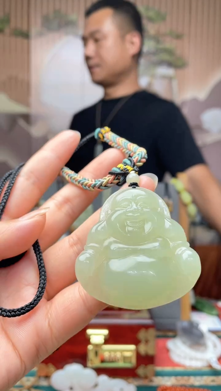 和田玉未镶嵌颈饰拍一发一