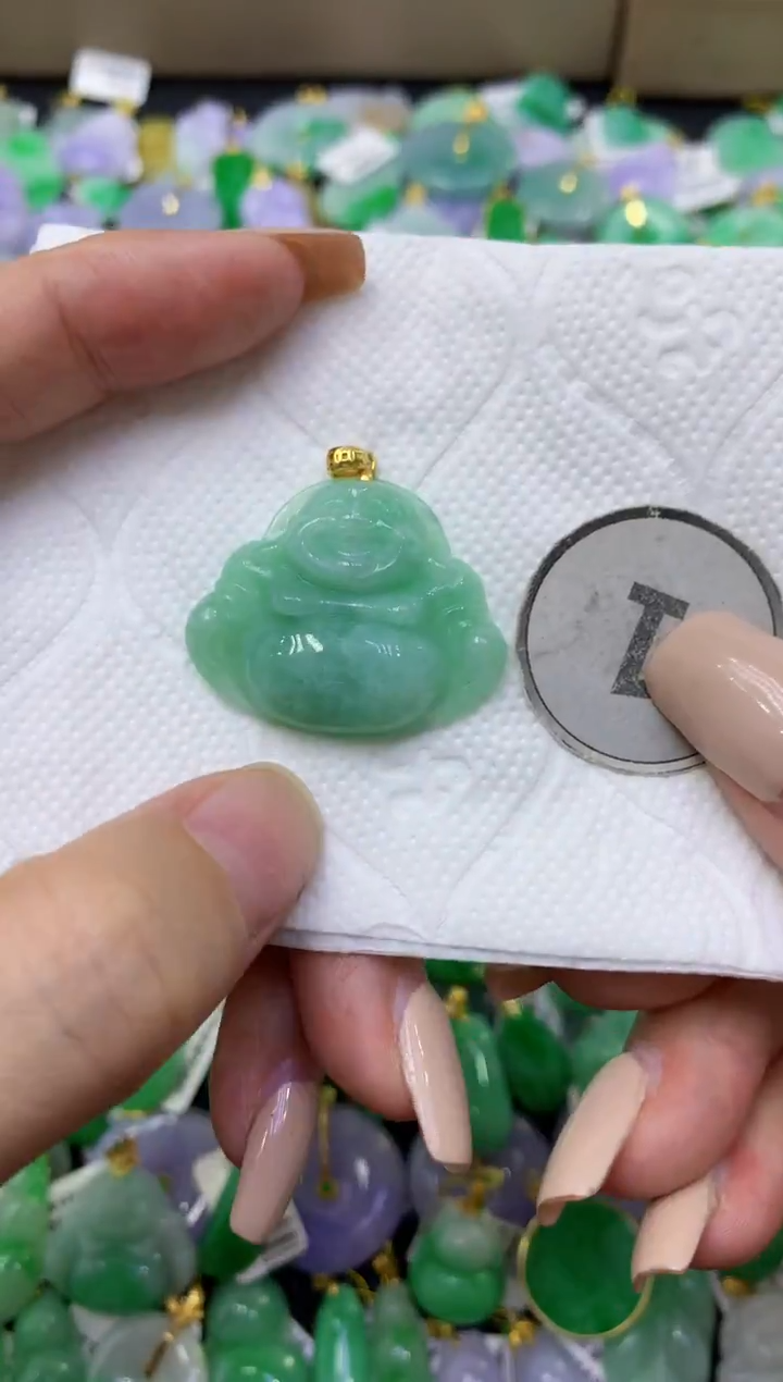 颈饰未镶嵌翡翠天然缅甸翡翠A货