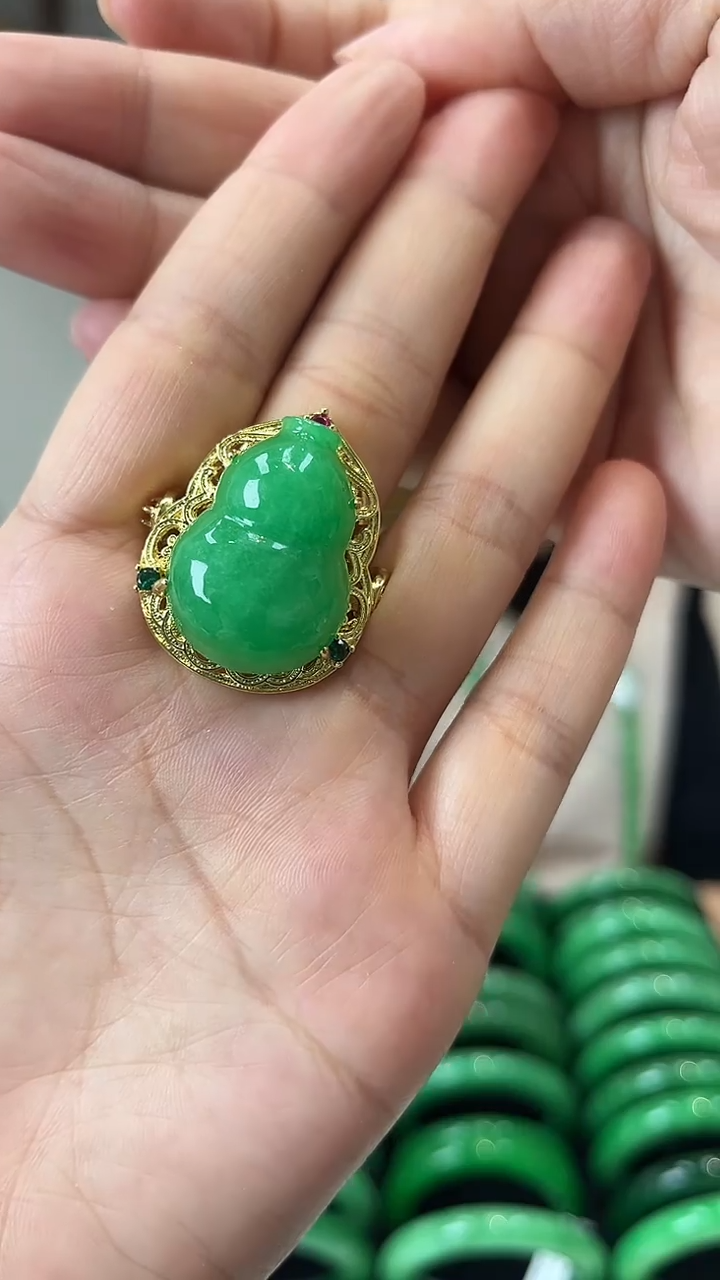 【闪购商品】砖雕闪21 手工雕刻戒指