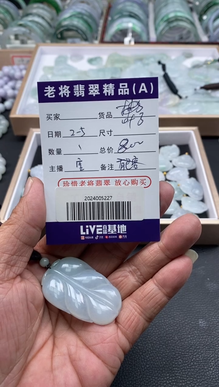 【闪购商品】翡翠颈饰未镶嵌//2024005227