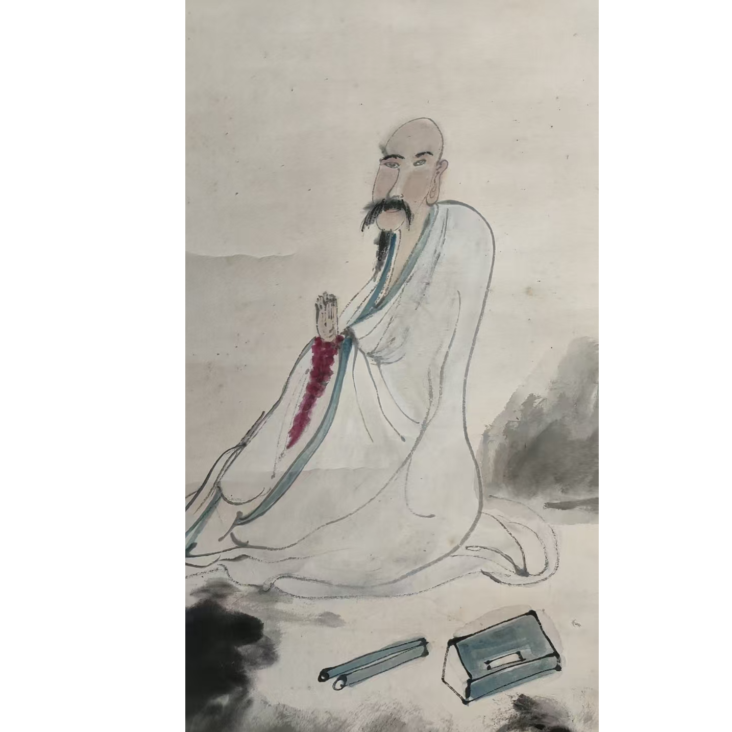 劉 罗汉立轴90/32