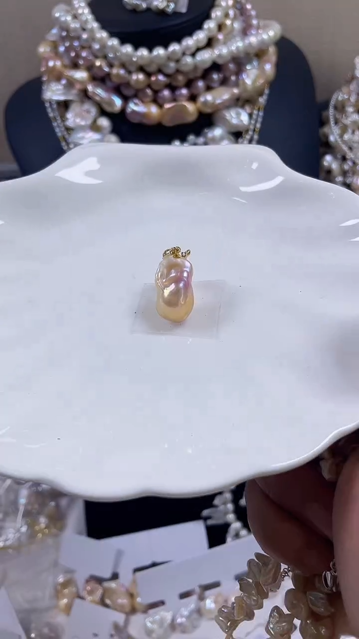 未镶嵌吊坠淡水珍珠【纯恬饰品】