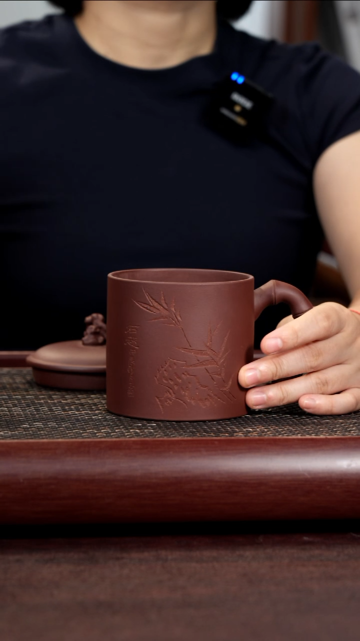 茶杯紫砂尾单瑕疵底槽清石趣杯不带礼盒