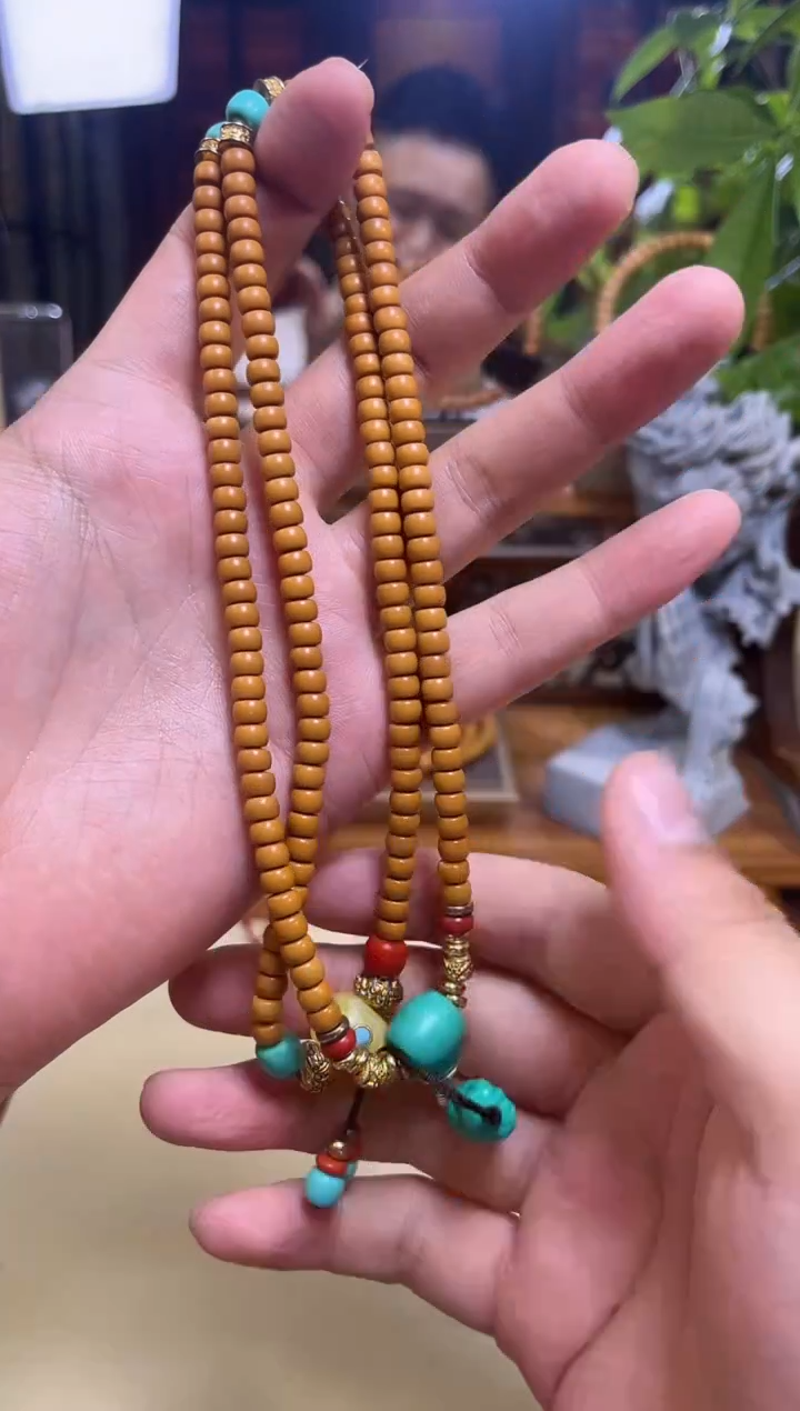 橄榄核手串/手链5.6清水核尖满配脖挂