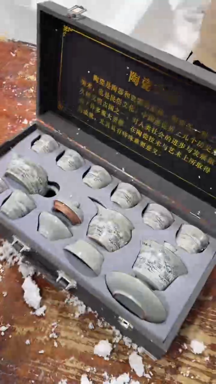 【闪购商品】瓷片黑马茶具甄选链接@@LS