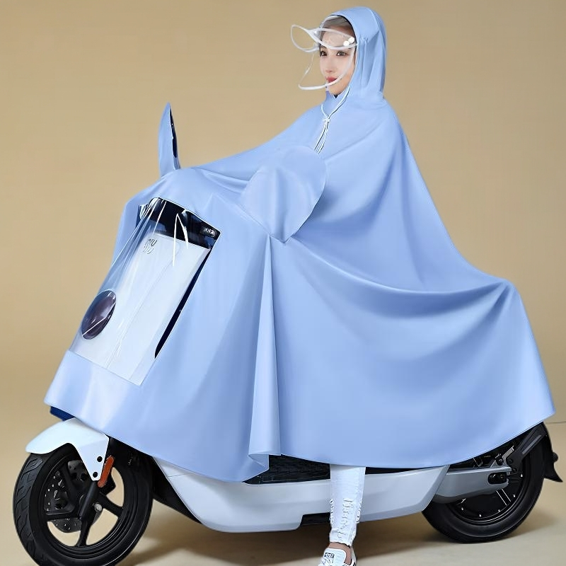 电动车雨衣男女全身防暴雨骑行雨衣外卖骑手专用雨披加厚加大2001商品图