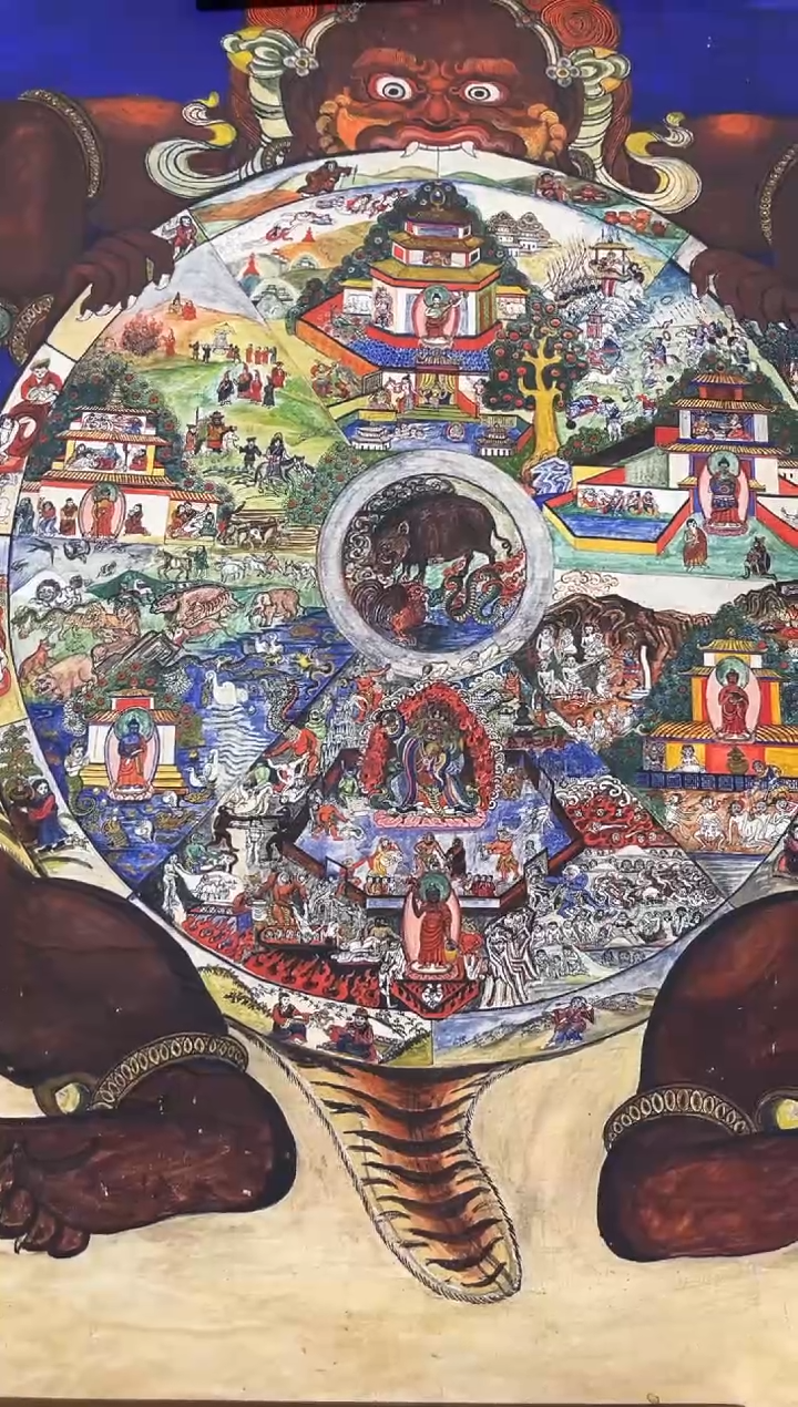 卷轴画老三的唐卡tk16